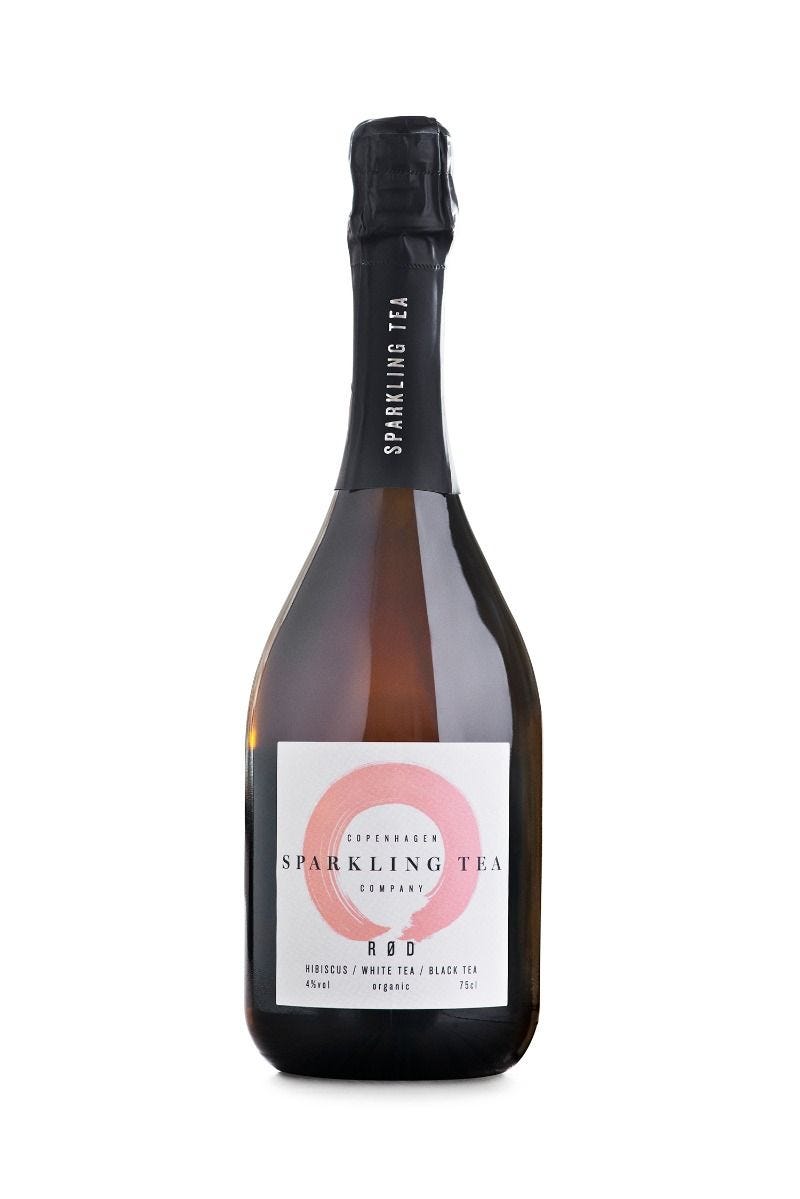 Copenhagen organic sparkling tea RØD 75cl, UK version