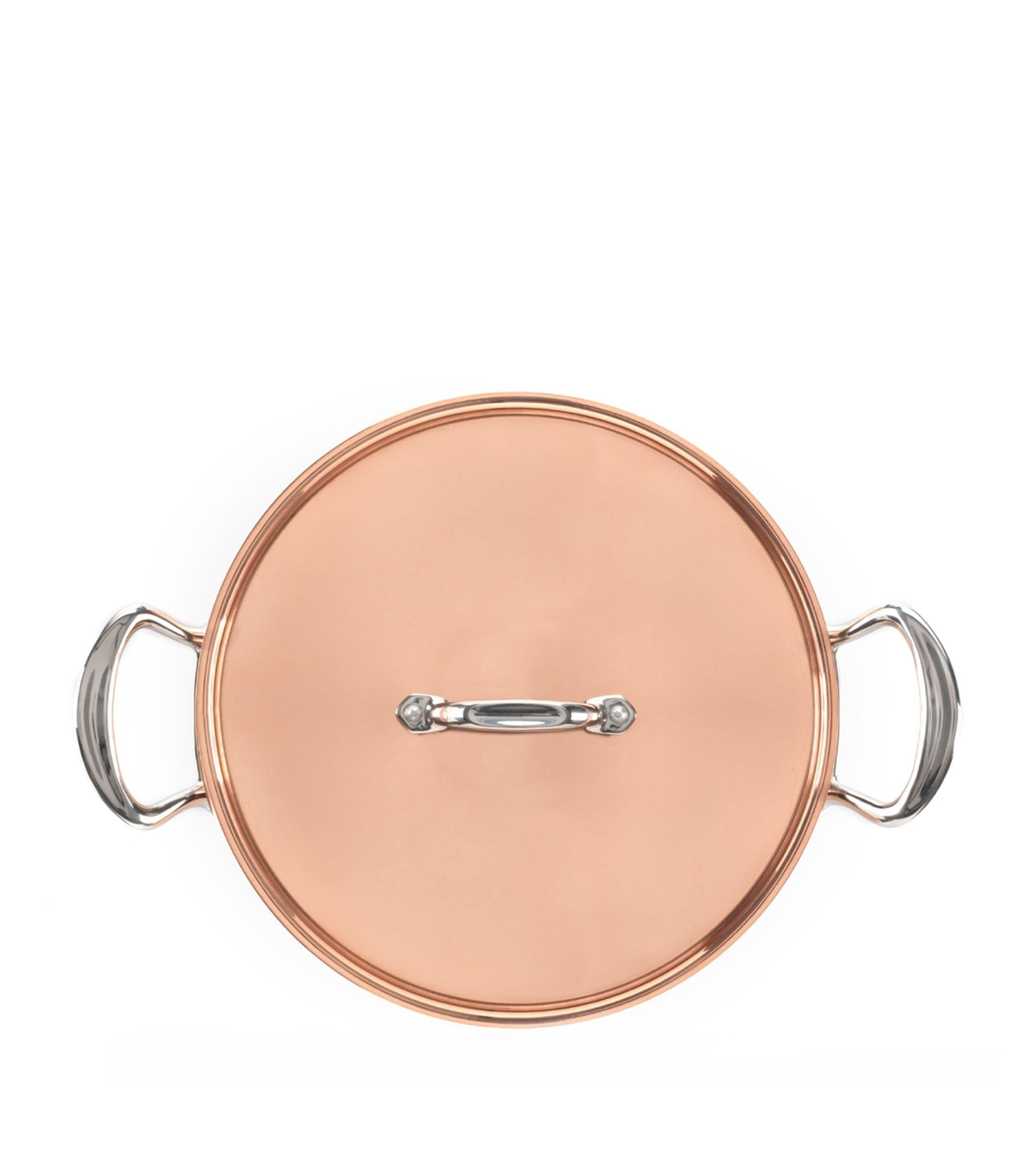 Copper Clad Saucepan with Lid (26cm)