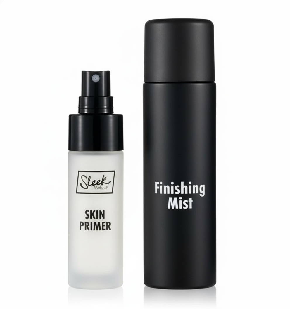Sleek MakeUp Mattifying Oil Control Primer  Fixing Spray Duo