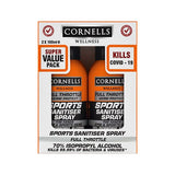 Cornells Wellness Full Throttle Sports Sanitiser Spray Duo