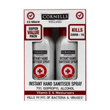 Cornells Wellness Original Hand Sanitiser Spray Duo