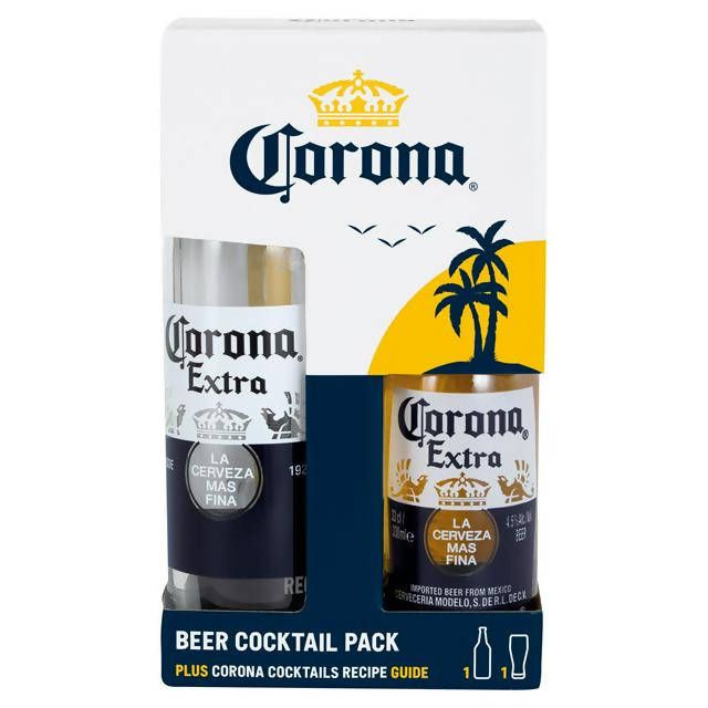 Corona Ex Beer Cocktail Pack with Glass Gift Set