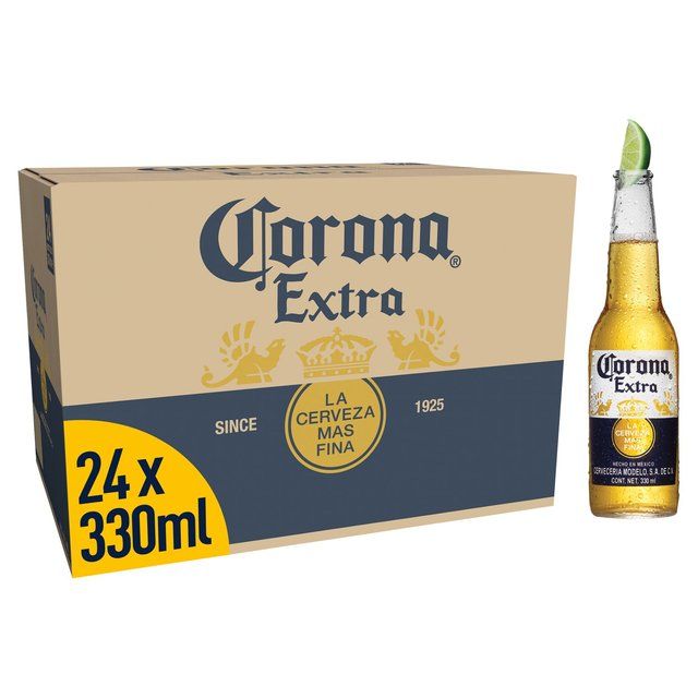 Corona Extra Premium Lager Beer Bottles   24 x 330ml