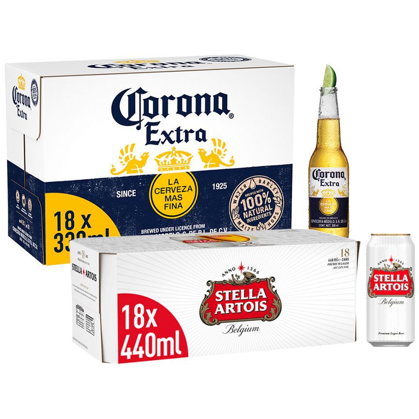 Corona &amp;amp; Stella Artois Bundle