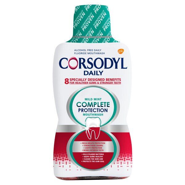 Corsodyl Daily Comp Mild Mint MW 500ml