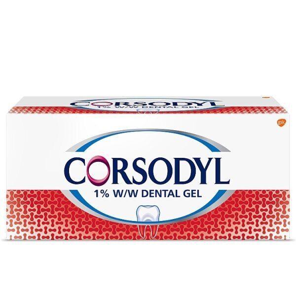 Corsodyl Dental Gel Treat Gum Disease 50g