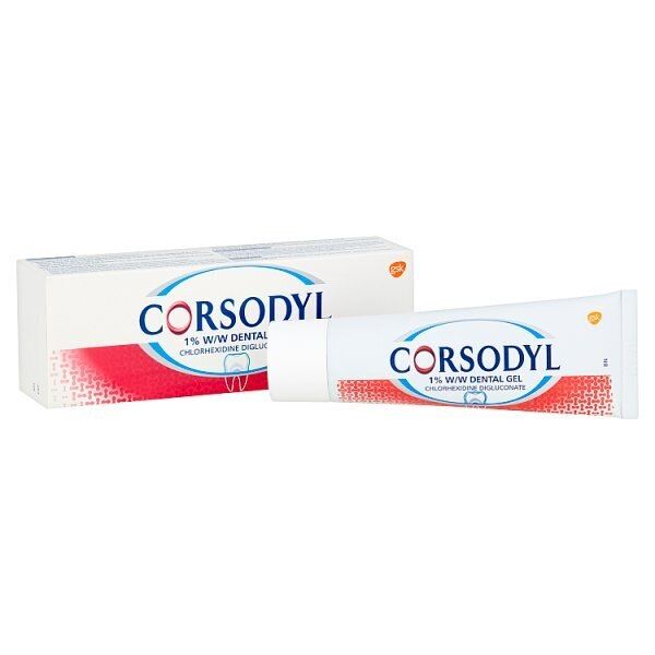 Corsodyl Dental Gel Treat Gum Disease 50g