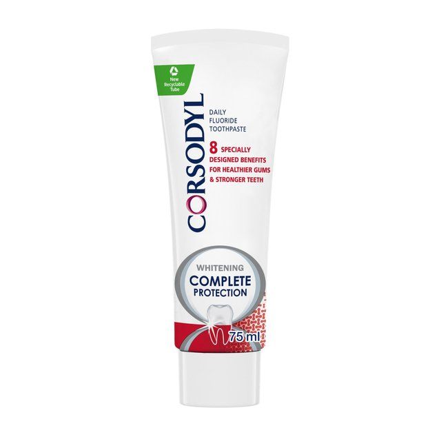 Corsodyl Gum Toothpaste Complete Protection Whitening   75ml