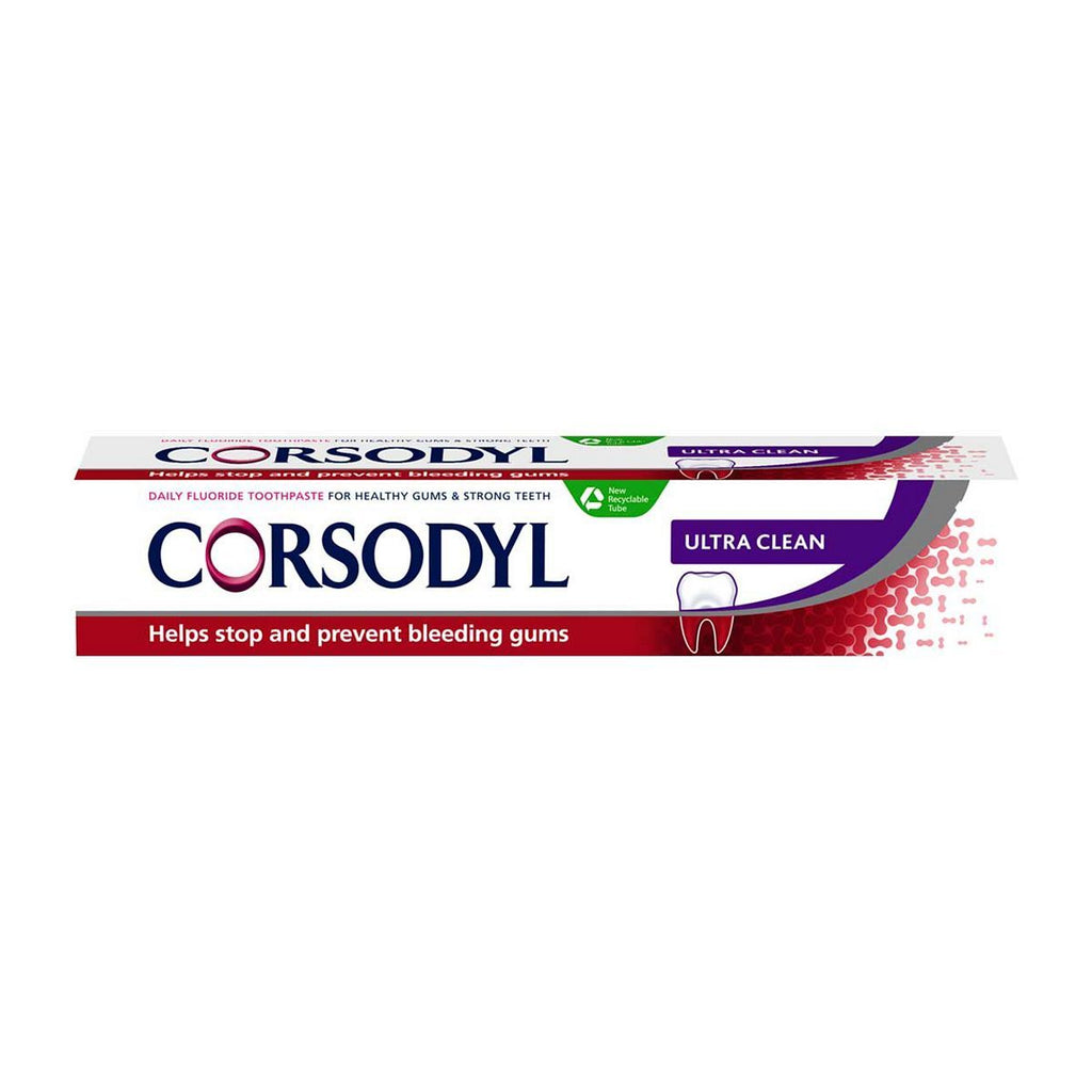 Corsodyl Ultra Clean Daily Gum Care Fluoride Toothpaste 75ml