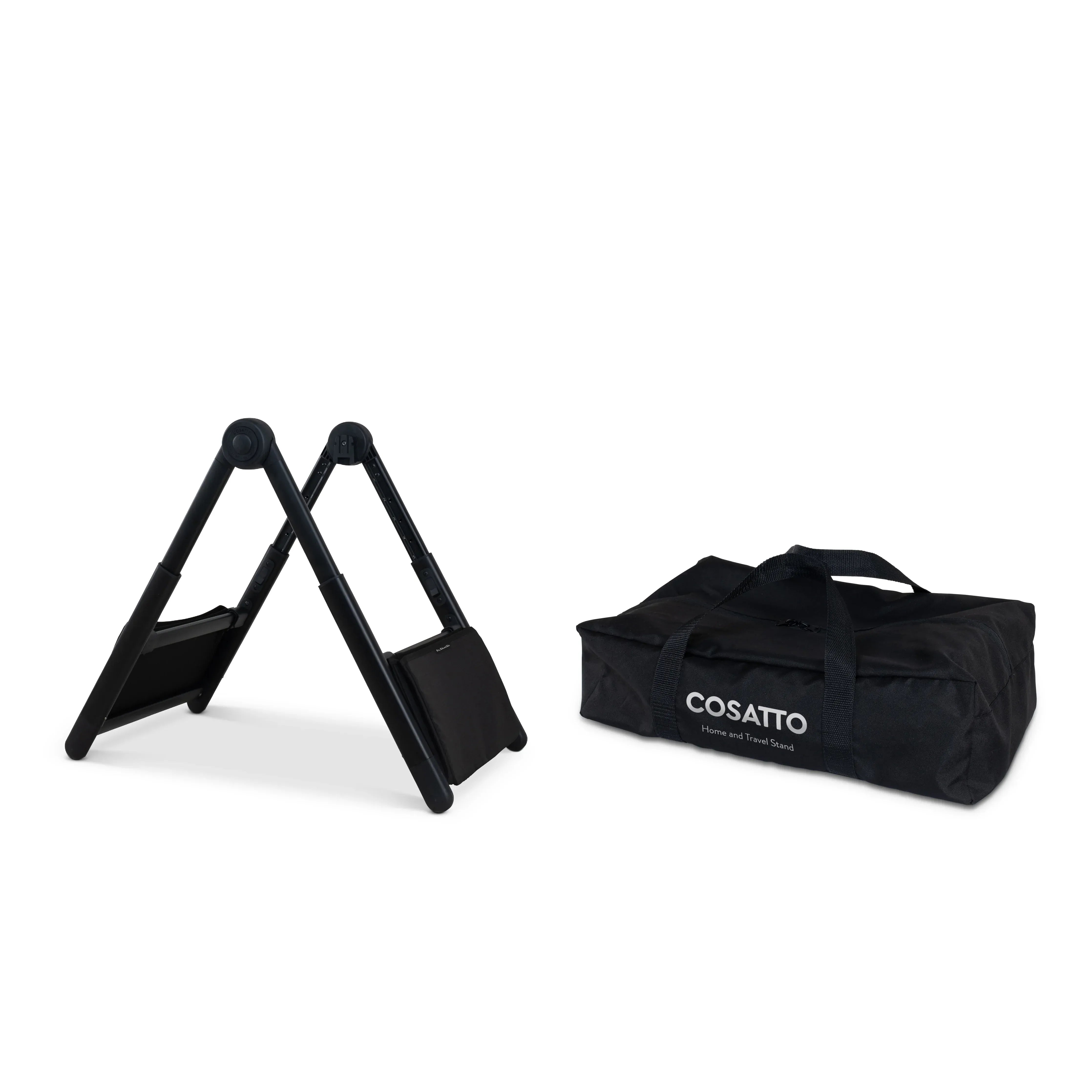 Cosatto 3-in-1 adjustable baby stand with pannier bags, imported from the UK