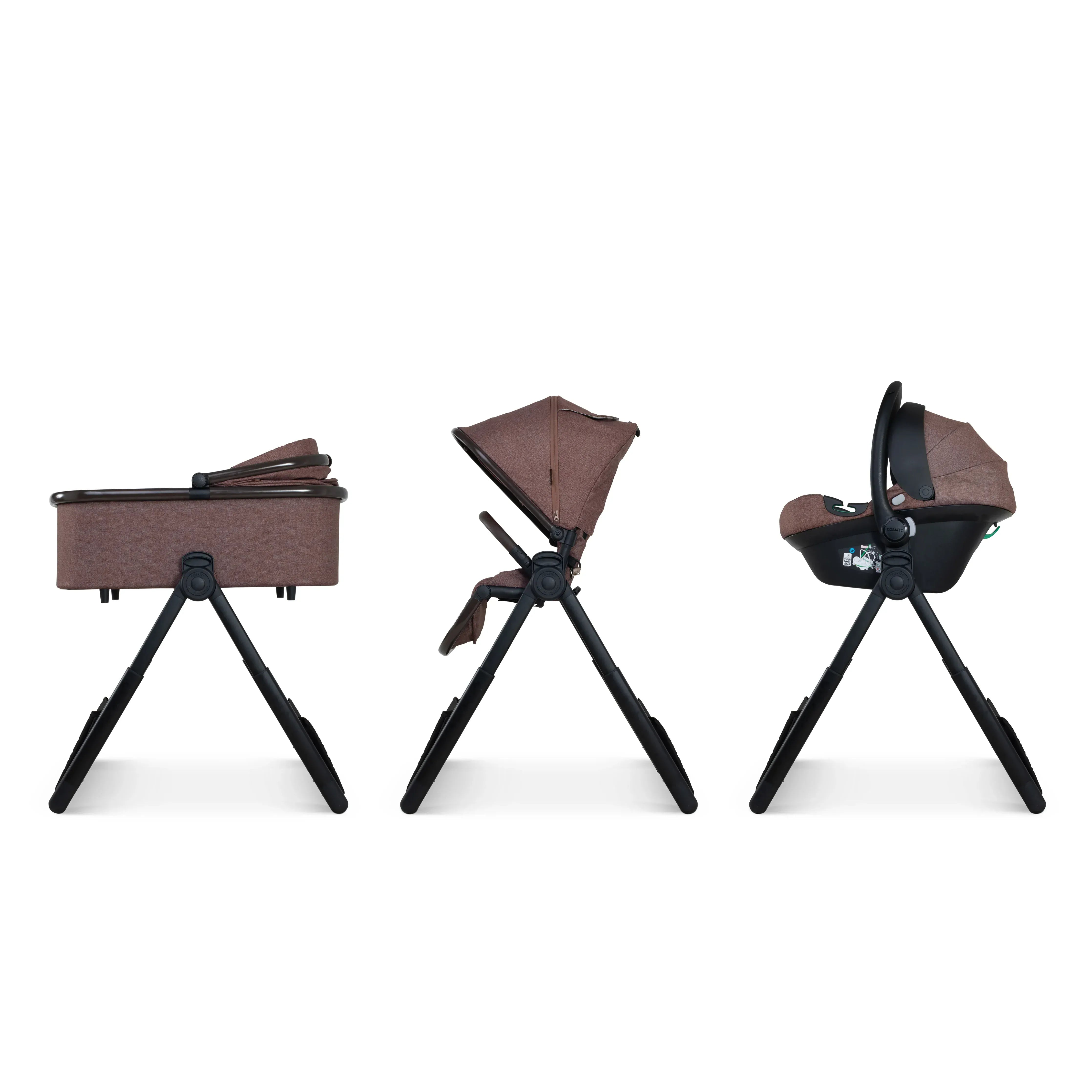 Cosatto 3-in-1 adjustable baby stand with pannier bags, imported from the UK
