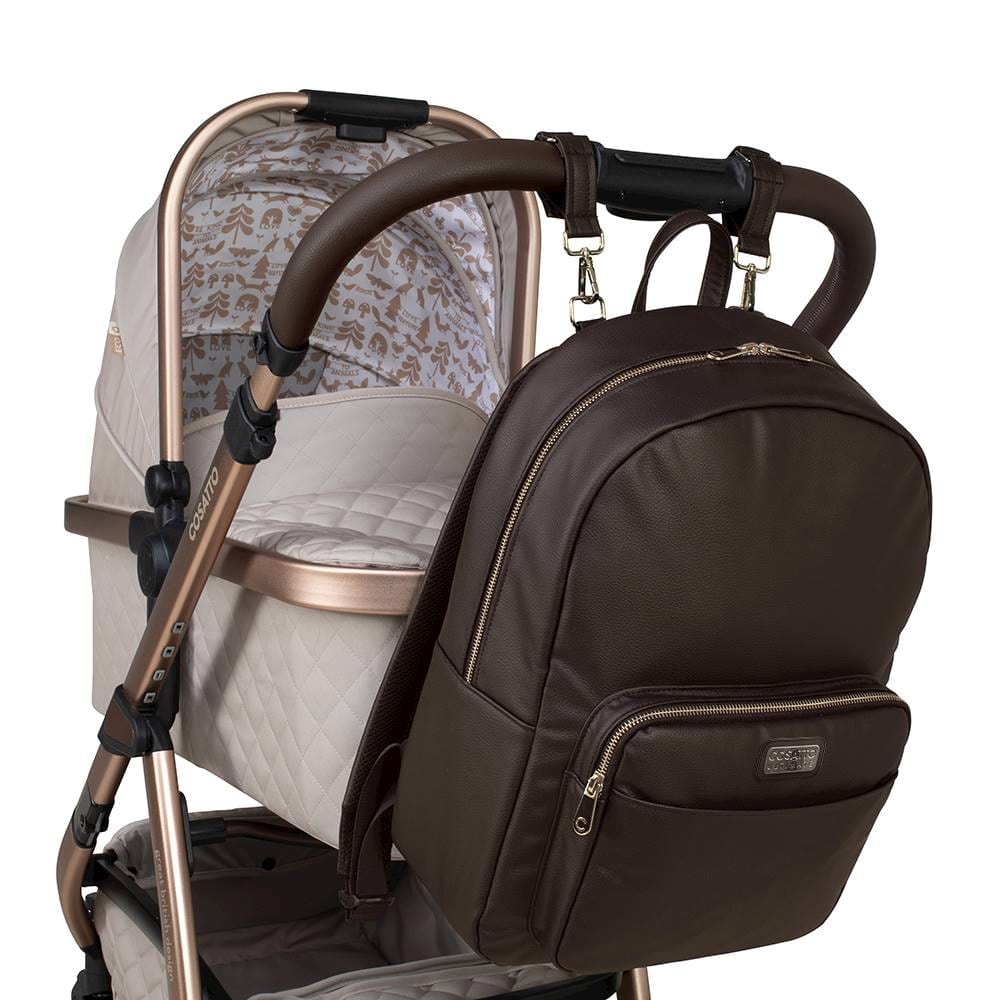 Cosatto Ultimate changing bag in brown, UK version