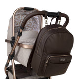 Cosatto Ultimate changing bag in brown, UK version
