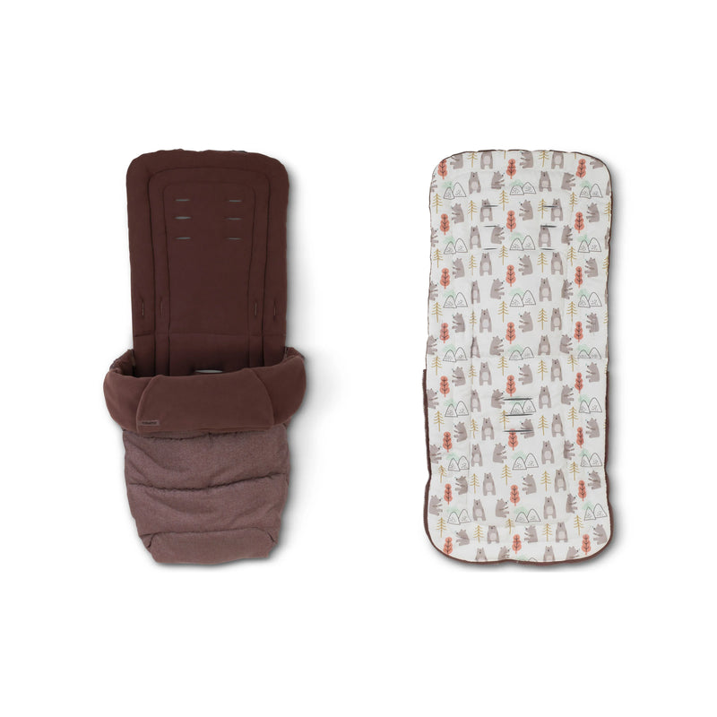 Cosatto Bear Hug pushchair footmuff (British brand)