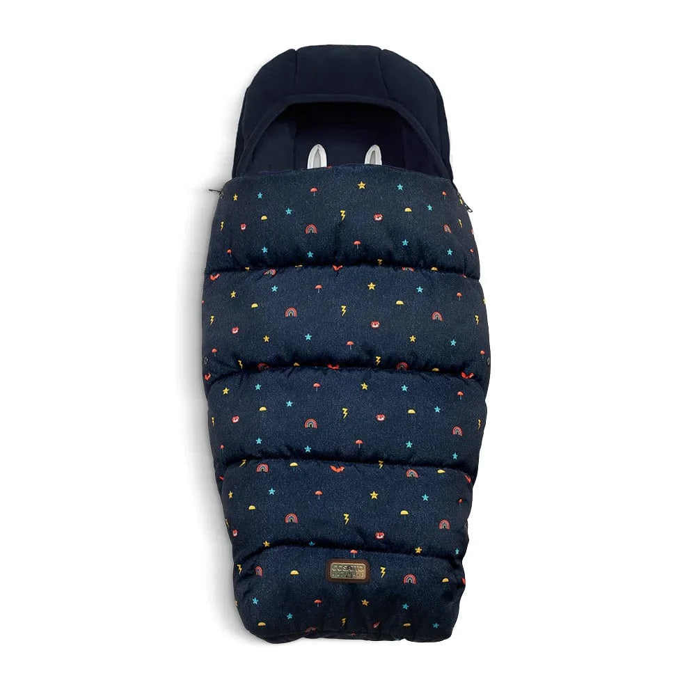 Cosatto Ultimate Footmuff Doodle Days for pushchairs, imported from the UK