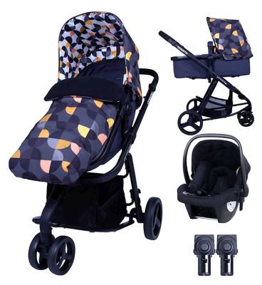 Cosatto Giggle Mix Travel System with Hold Car Seat Bundle Debut