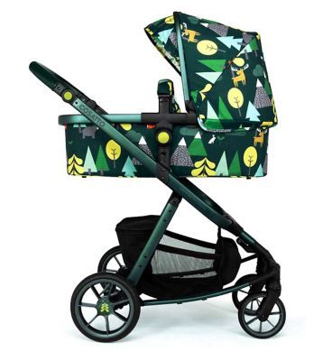 Cosatto Giggle Quad Travel System with Footmuff Bundle Into The Wild