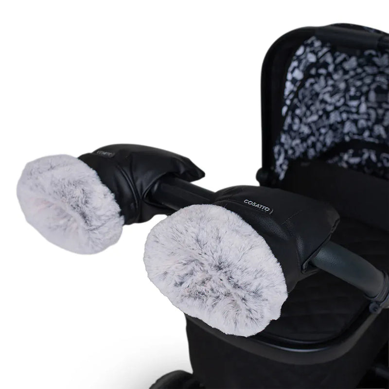 Cosatto Ultimate Heated Snuggle Mitts black, imported from the UK
