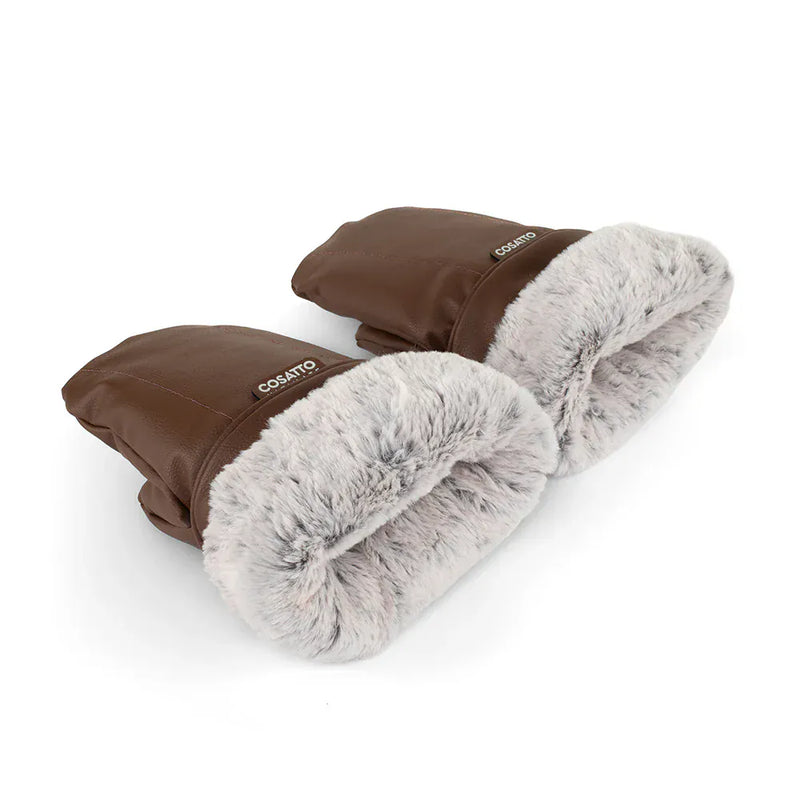 Cosatto heated pram mitts tan, UK version