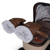 Cosatto heated pram mitts tan, UK version
