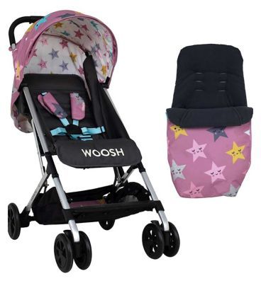 Cosatto Woosh Stroller Happy Stars (With Footmuff)