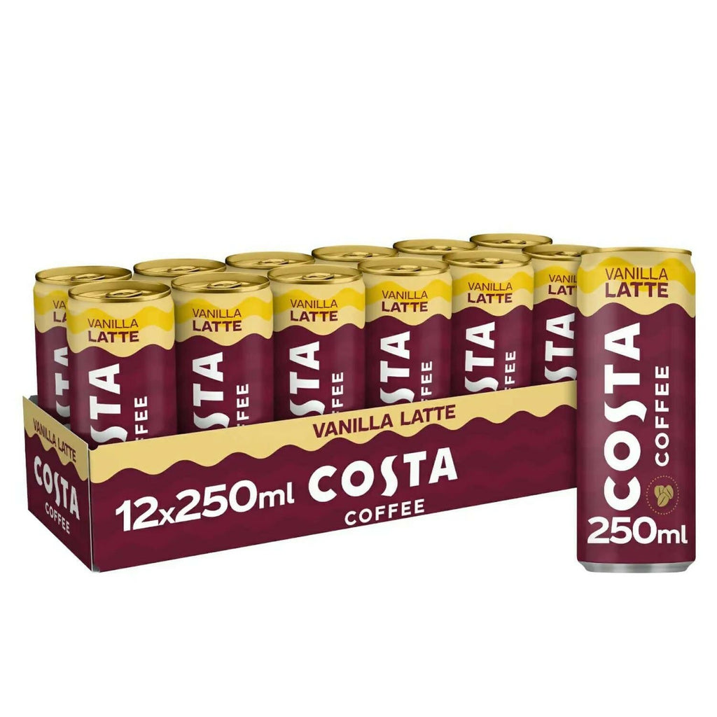 Costa Coffee Vanilla Latte 12x250ml