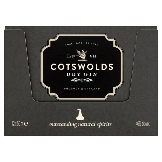 Cotswolds Distillery Gin Miniatures   12 x 5cl