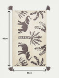 Cotton Blend Elephant Bath Mat