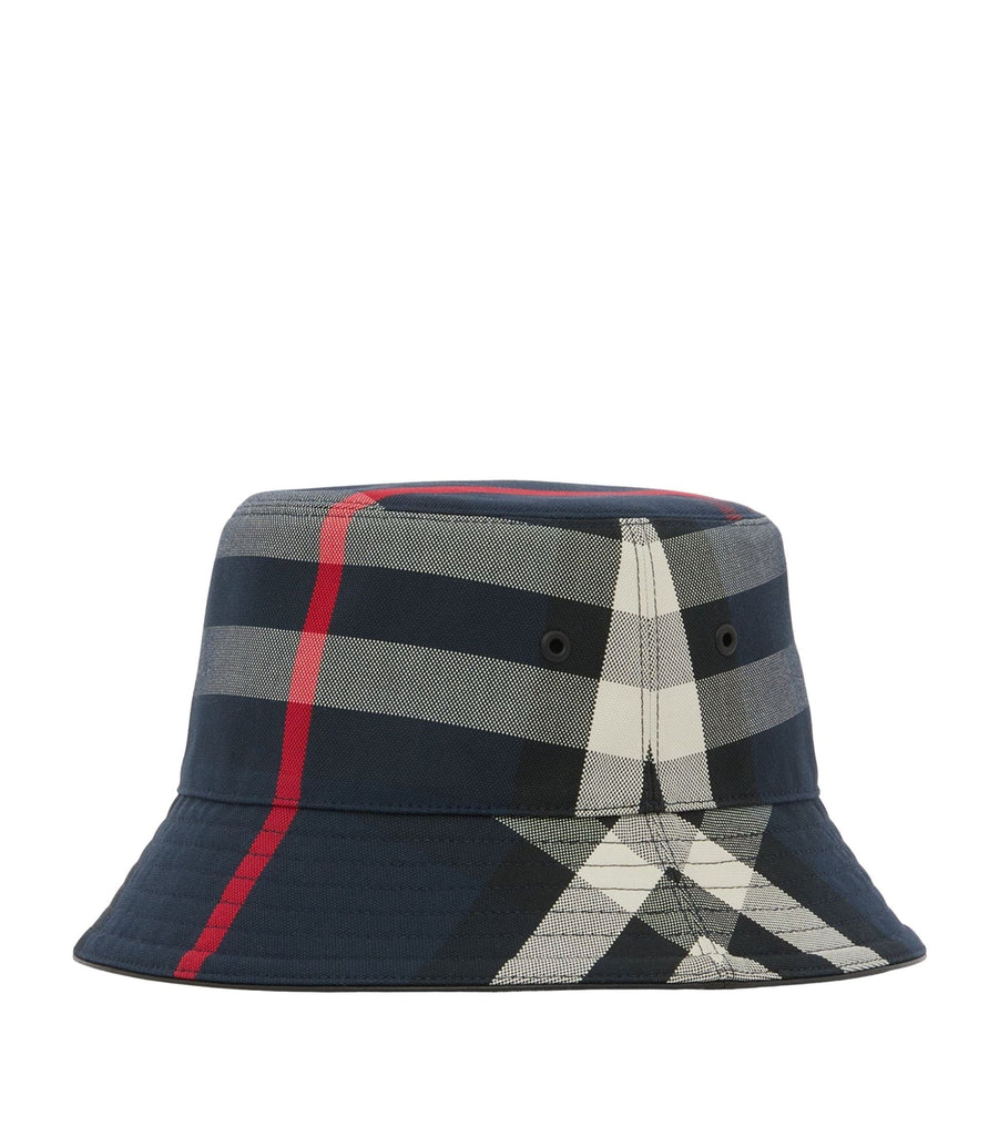 Cotton Check Bucket Hat