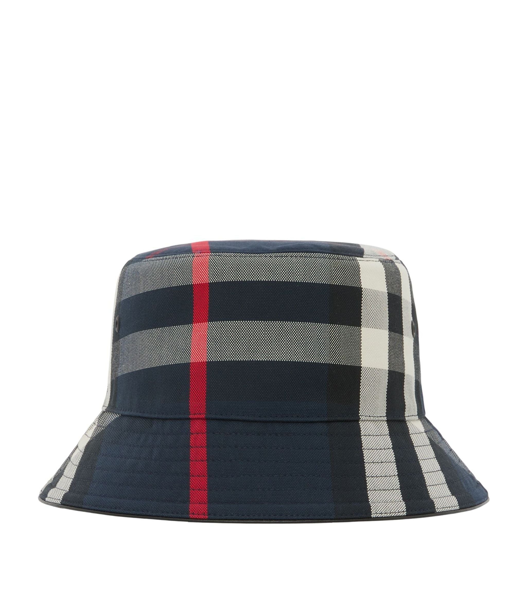 Cotton Check Bucket Hat