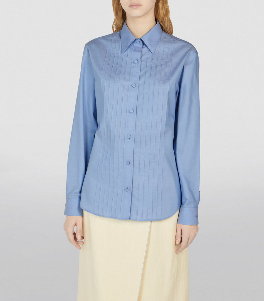 Cotton Pleated Shirt