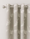 Cotton Rich Crane Eyelet Blackout Curtains - Grey Mix, W117Cm Drop 137Cm