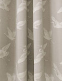 Cotton Rich Crane Eyelet Blackout Curtains - Grey Mix, W218Cm Drop 183Cm Default Title