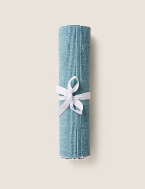 Cotton Rich Ribbed Table Runner