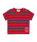 Cotton Striped Logo T-Shirt (3-24 Months)