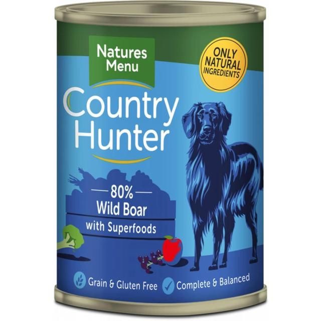 Country Hunter 80% Wild Boar with Superfoods Wet Dog Food   400g