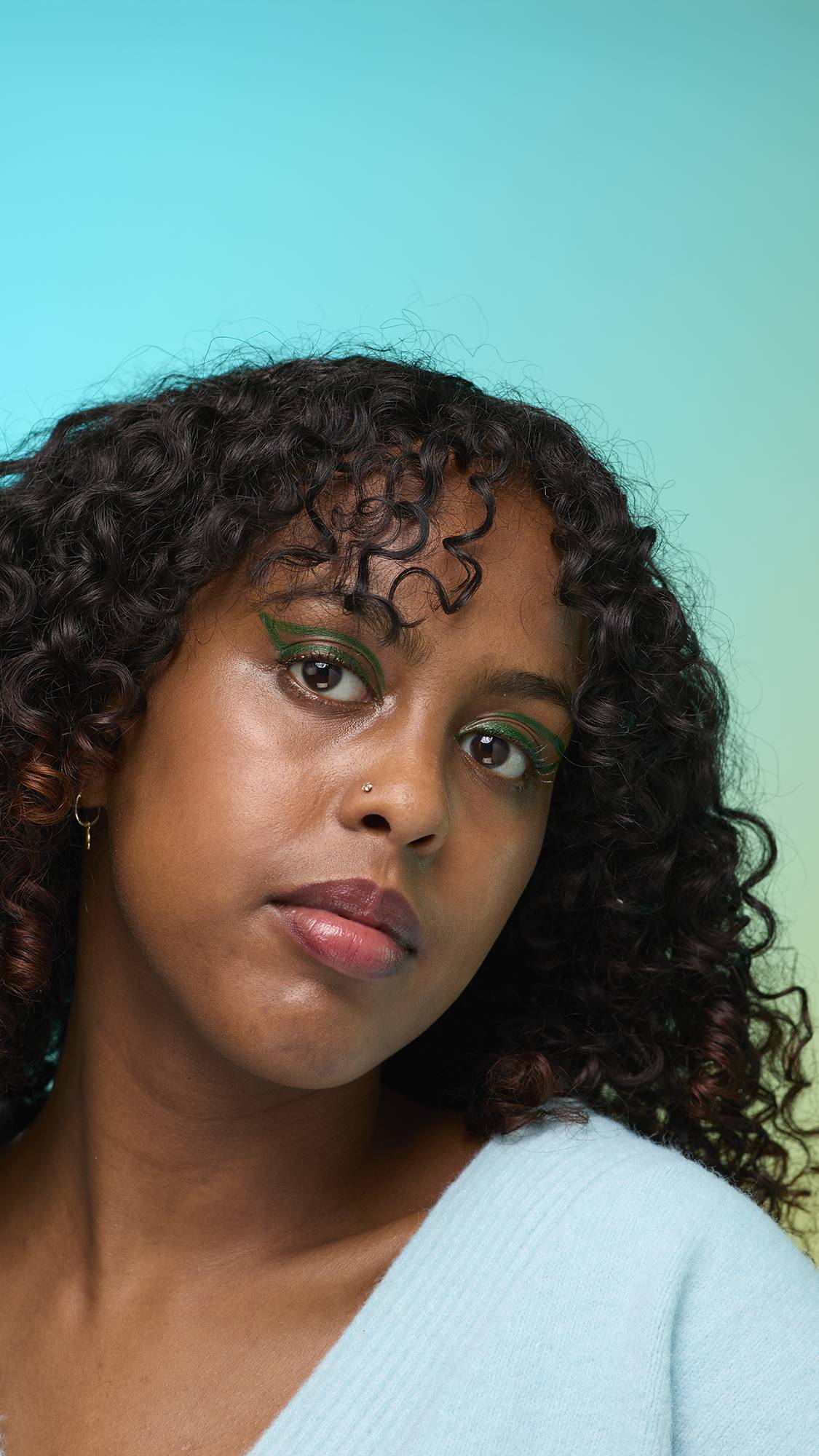 Lush Courage eyeliner in emerald green (British brand)