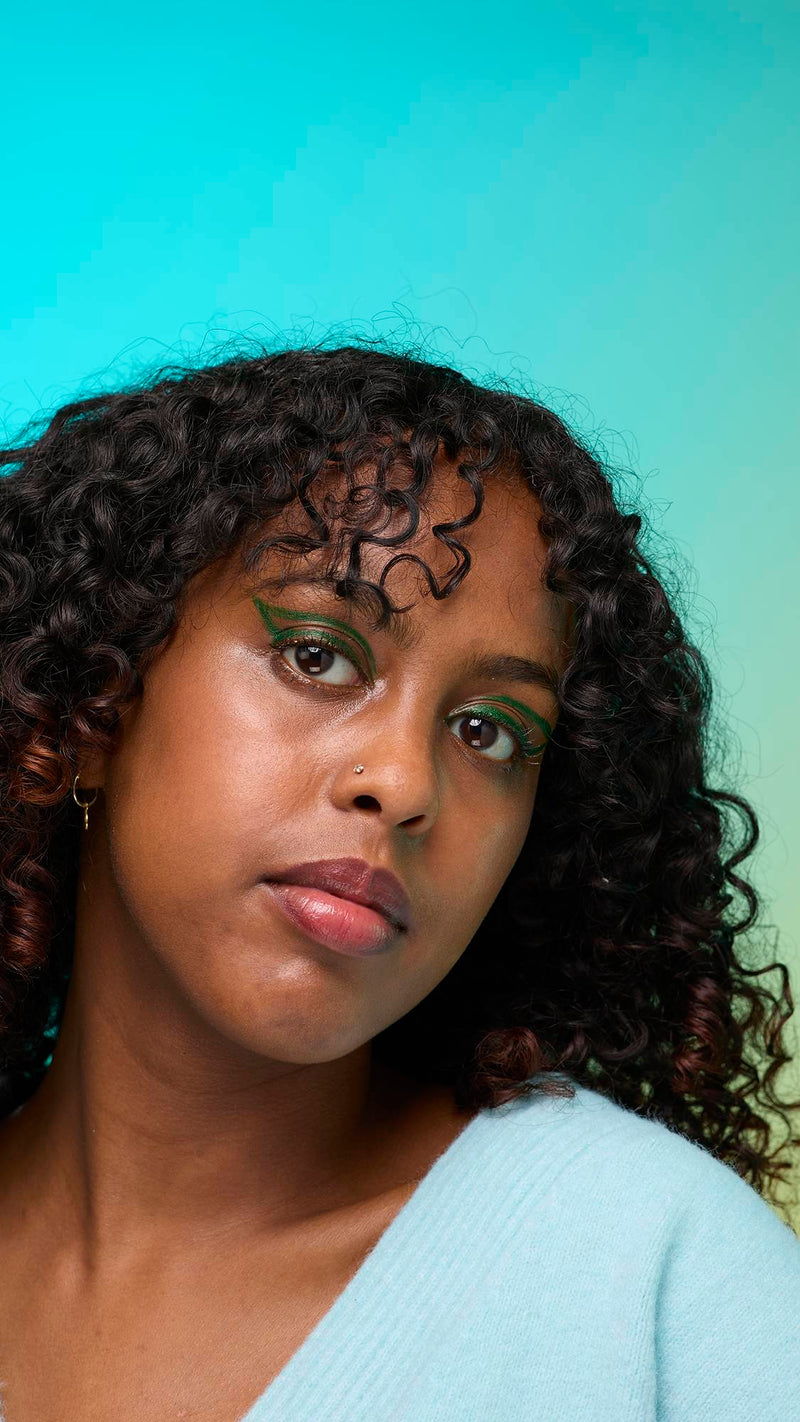 Lush Courage eyeliner in emerald green (British brand)
