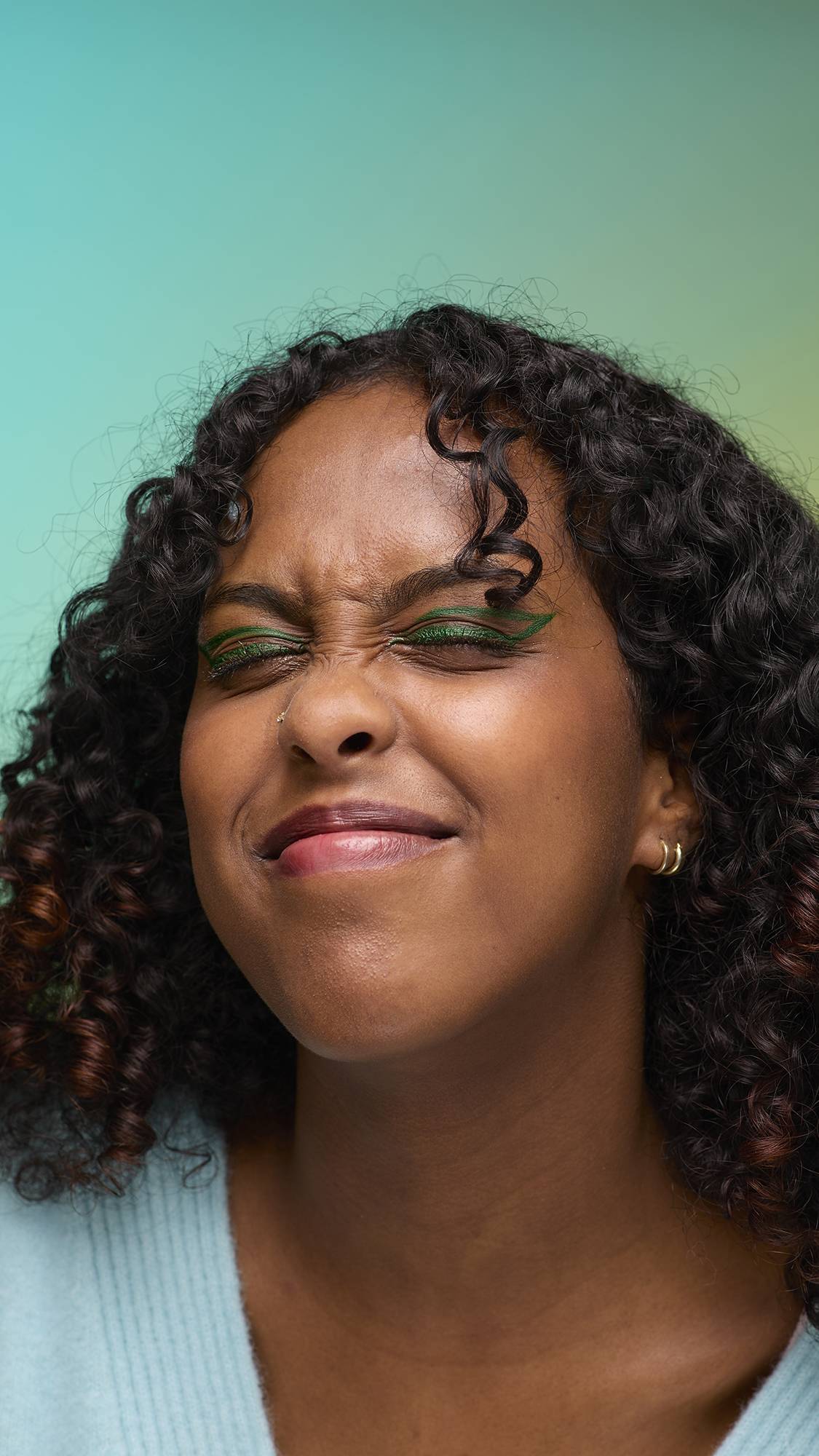 Lush Courage eyeliner in emerald green (British brand)