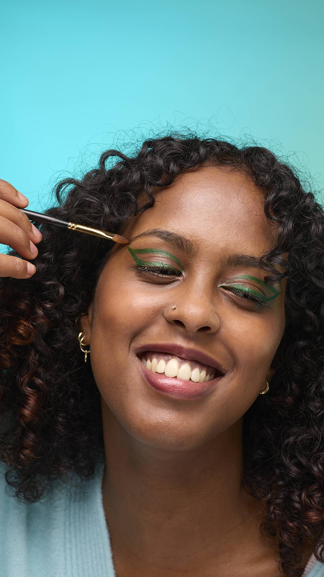 Lush Courage eyeliner in emerald green (British brand)