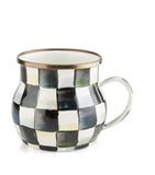 Courtly Check Enamel Mug