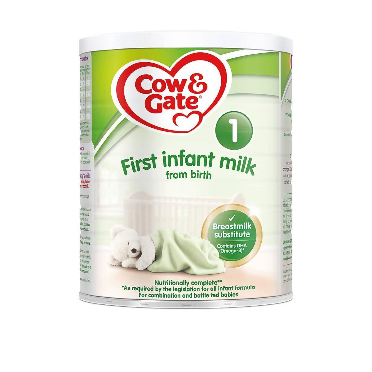 Cow &amp;amp; Gate 1 First Infant Milk Powder, 3 x 700g