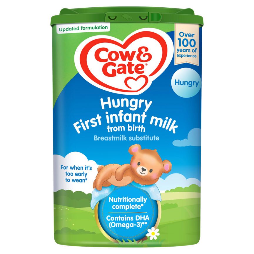 Cow &amp;amp; Gate 1 Hungry Milk Powder Formula From Birth