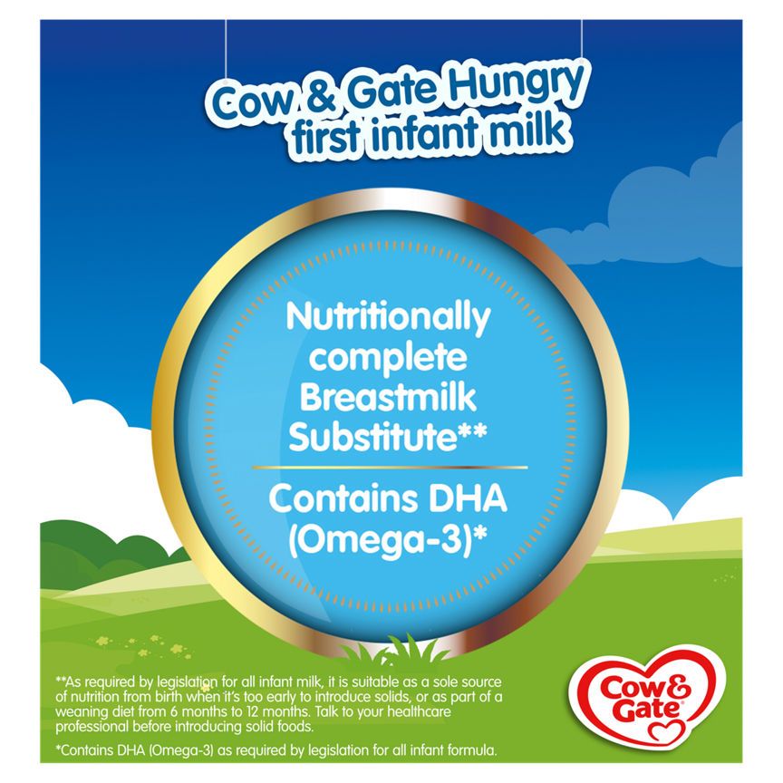 Cow &amp;amp; Gate 1 Hungry Milk Powder Formula From Birth