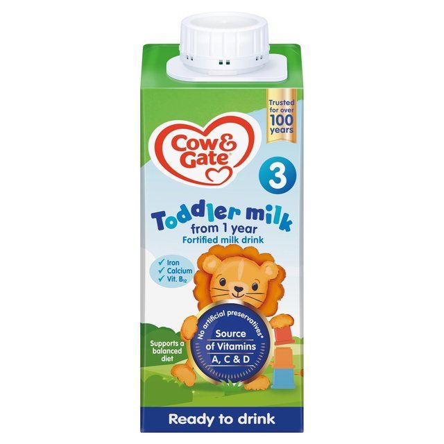 Cow &amp;amp; Gate 3 Toddler Milk Formula Liquid 1-3 Years    200ml