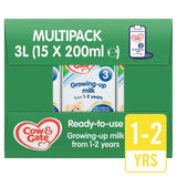 Cow &amp;amp; Gate 3 Toddler Milk Formula Liquid Multipack    15 x 200ml