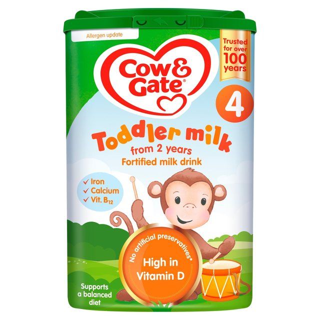 Cow &amp;amp; Gate 4 Baby Toddler Milk Formula 2+ Years    800g