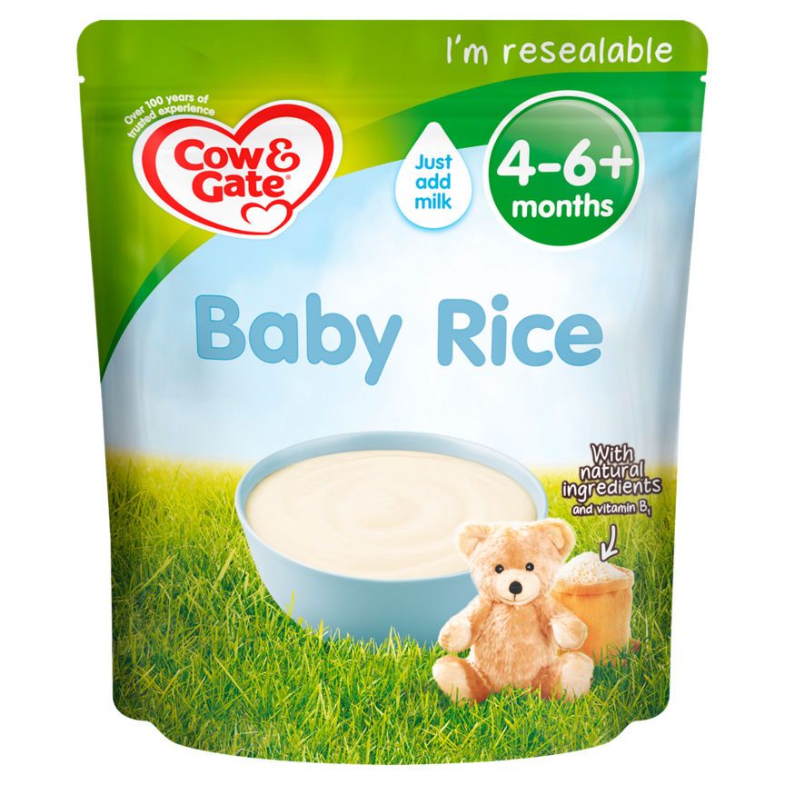 Cow & Gate Baby Rice Cereal 4-6+ Months