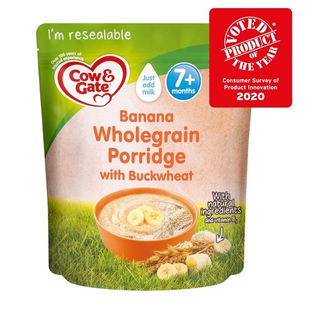 Cow &amp;amp; Gate Banana Wholegrain Porridge Baby Cereal   200g