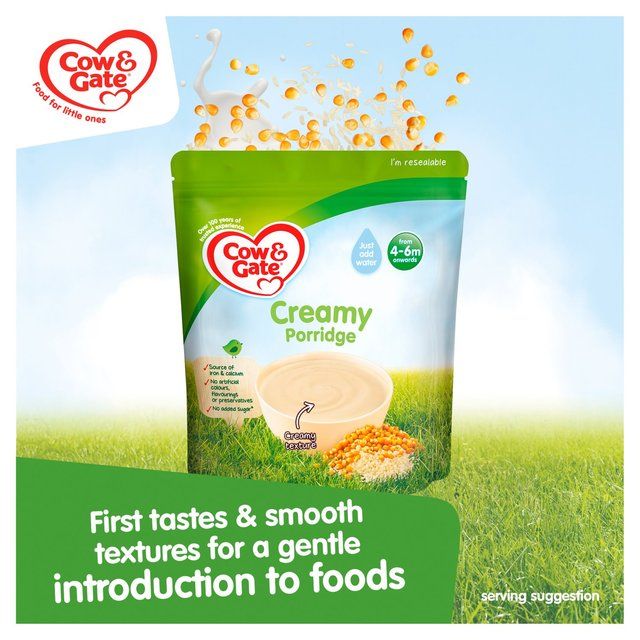 Cow &amp;amp; Gate Creamy Porridge 4-6 mths+   125g